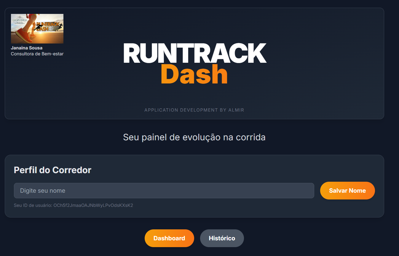 App de corrida Runtrack Dash Flow