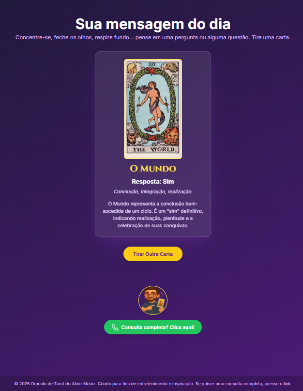 App de Tarot Diário