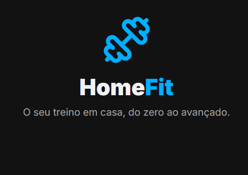App de treino HomeFit