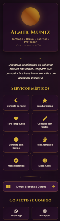 Minisite de link da bio